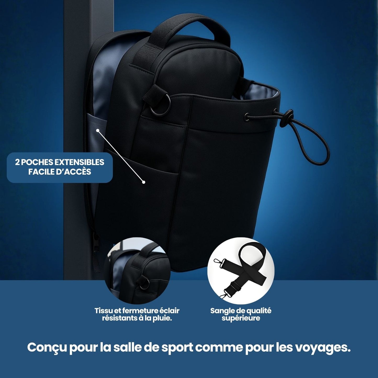 Sac magnétique de sport
