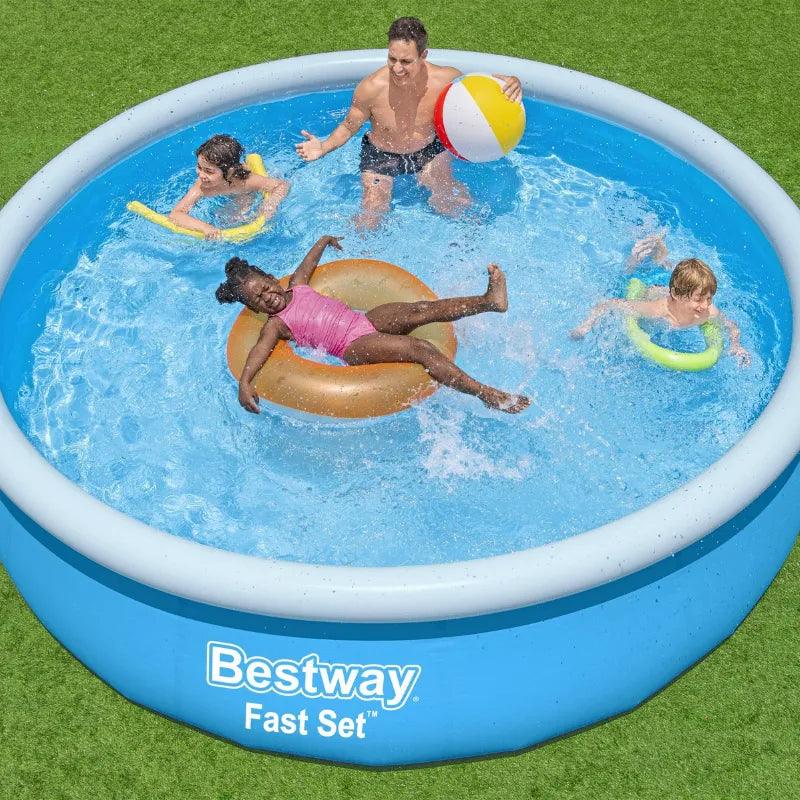 Piscine gonflable ronde Bestway Fast Set 366 x 76 cm bleu
