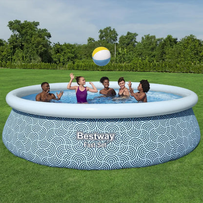 Piscine gonflable ronde Bestway Fast Set 396 x 84 cm bleu